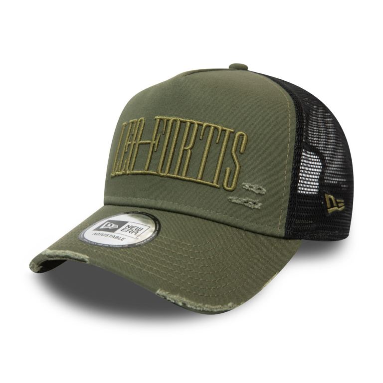 Gorras New Era Truckers Verdes - Leo Fortis 47631SKOQ